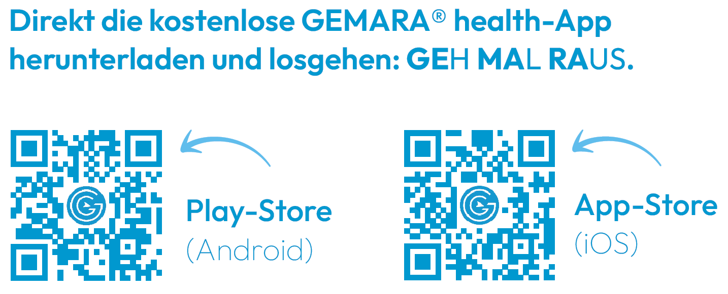 GEMARA®health App – kostenlos für Android und iOS